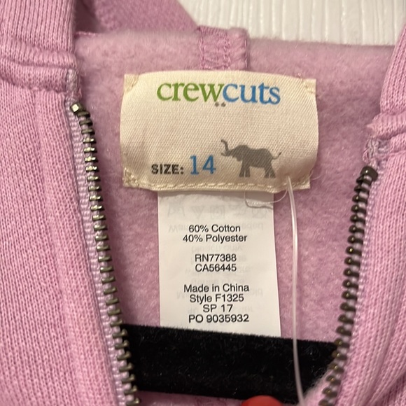 NWT Crew Cuts Girls Hoodie - Picture 2 of 3